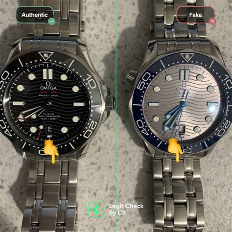 how to spot a fake omega seamaster 300m|omega seamaster watch valve.